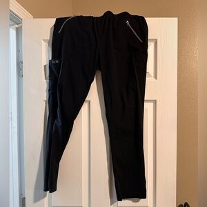 Koi Black scrubs pants (tapered fit)